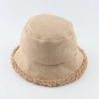 bucket hat women winter autumn warm casual holiday outdoor accessory for young lady