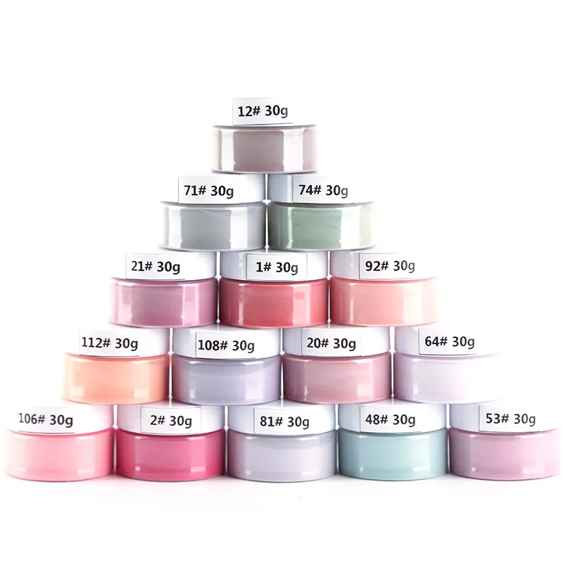 

115 Color 30G (1OZ) Dipping Nail Powder Bright Dip Nail Glitter No Lamp Cure Gradient French Chrome Dust Pigment Powder CFA189