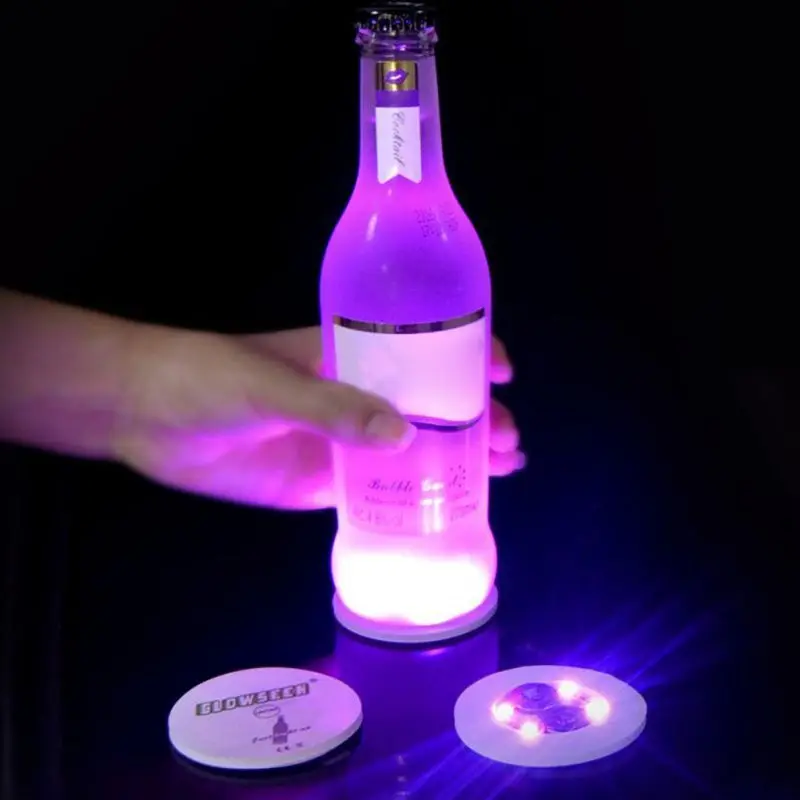 Светодиодный мини-светильник для бутылок рождественские Стикеры вечерние