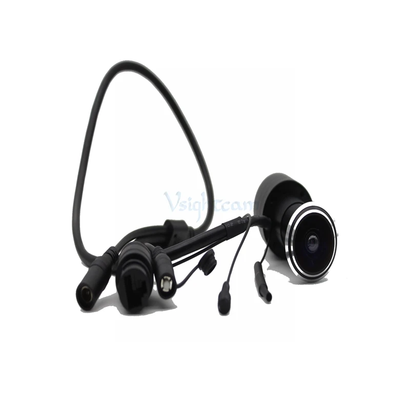 security 1080p mini wifi door eye hole ip camera optional wide angle fisheye lens peephole cctv network audio camera p2p free global shipping