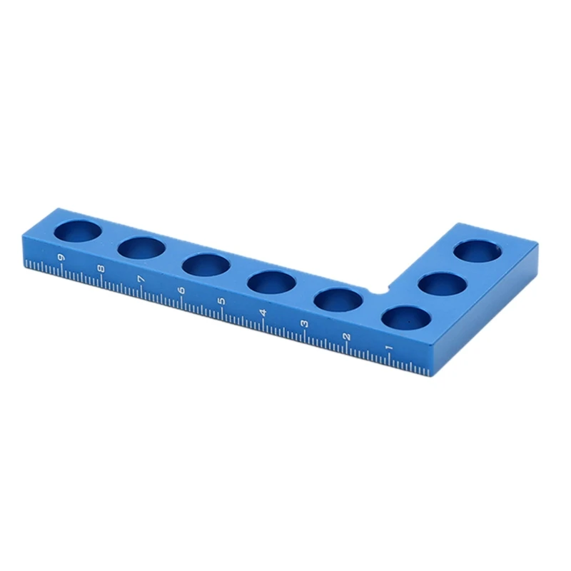 

Измеритель высоты для столярных работ, портативная L-квадратная линейка, метрический и дюймовый Столярный инструмент, 90 градусов, черный/си...