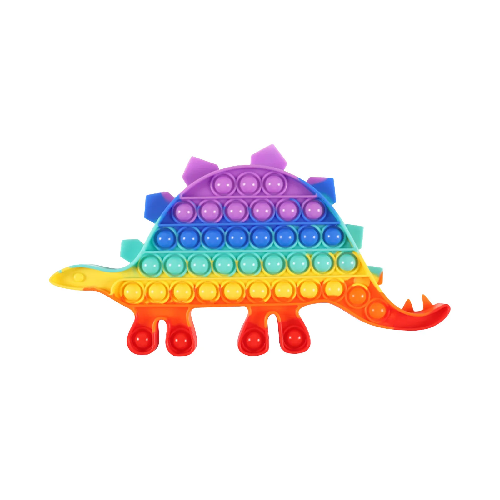 

Динозавр поп, пушающий пузырь, Радужный цвет, Непоседа, игрушки для аутизма, особые потребности, сенсорная игрушка для снятия стресса, детск...
