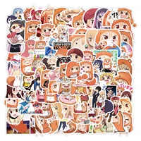 1050100pcs anime himouto umaru chan stickers cute waterproof graffiti sticker for laptop phone cup car sticker scrapbooking