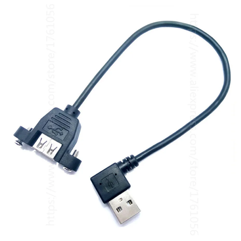 Горячая Распродажа Удлинительный Кабель USB 2 0 A Папа мама 90 градусов