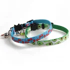 Милые ошейники для кошек с подвеской в виде Луны и звезды, регулируемые ожерельльлье с котенком, ошейники для кошек и кроликов с колокольчиками