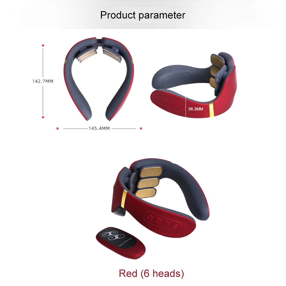 

Rechargeable Cervical Massager Smart Neck and Shoulder Massager Pain Relief Tool Health Care Massager For Neck Relax Product