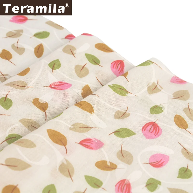 Lovely Leaf Designs 100% Cotton Light Yellow Fabric Plain Sewing Cloth Textile Art Work Patchwork Telas Tecido Tissue Doll's DIY|tissue holder for