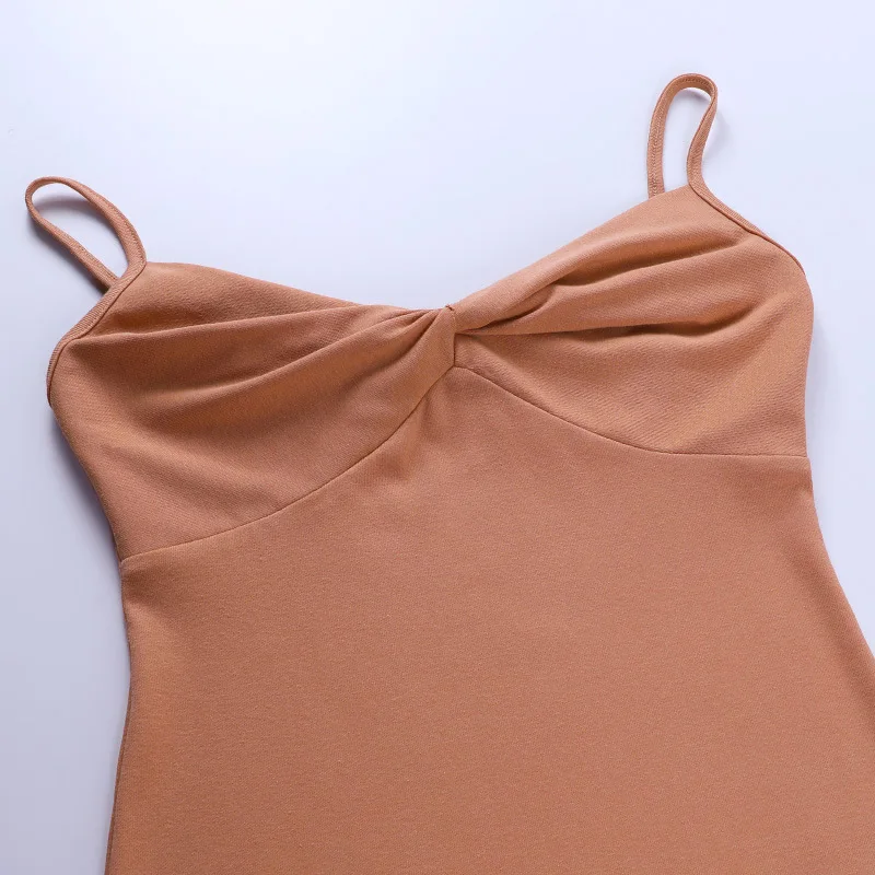 

DOMIRICA Women's Summer Dress Summer Italian Sexy V-neck Leaky Back Women's Clothes Summer Sundresses Yellow Mini Dress