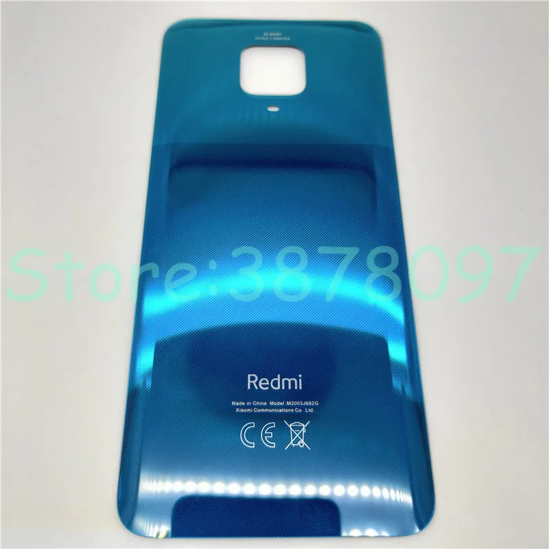 Заднее стекло для Xiaomi Redmi Note 9 Pro 9S (64 мп) Крышка батарейного отсека задняя панель
