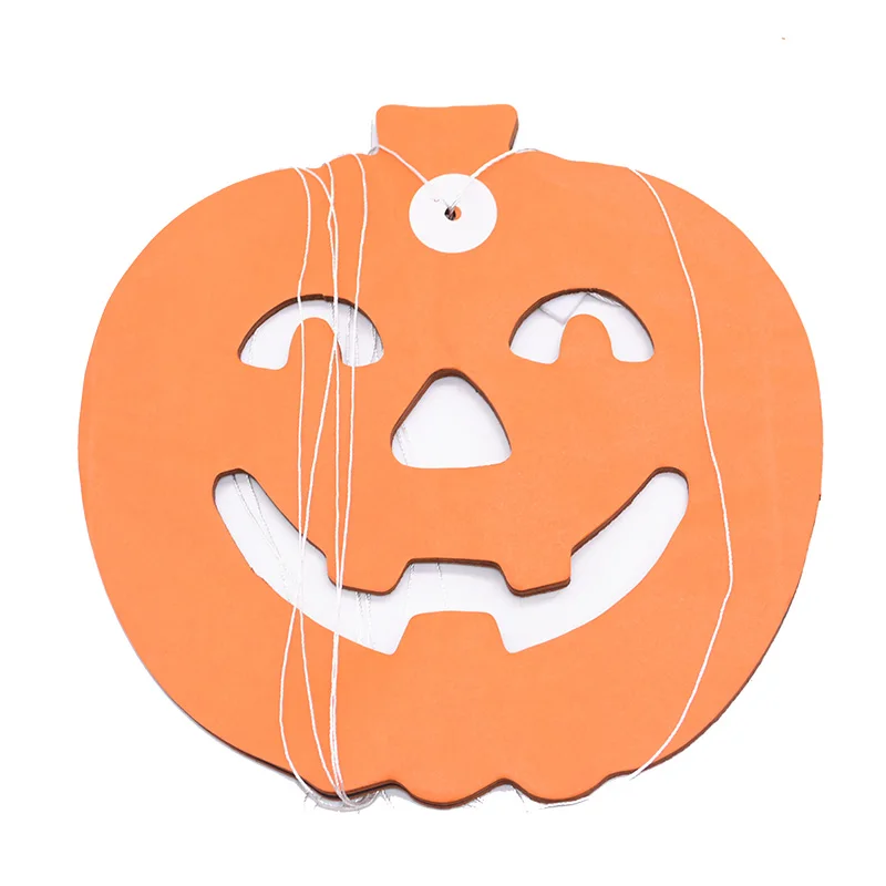 

3M DIY Hanging Spider Pumpkin Scary Witch Garland Halloween Paper Haunted House Prop Paper Garland House Party Decorations