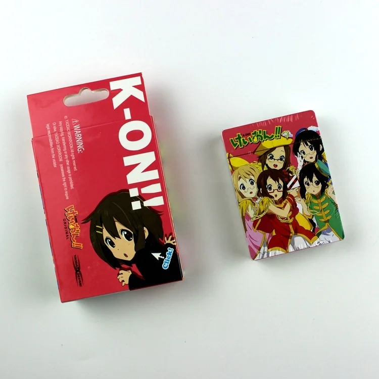 Искусственное Аниме! Карты для покера Hirasawa Yui мост карты Kotobuki Tsumugi настольные