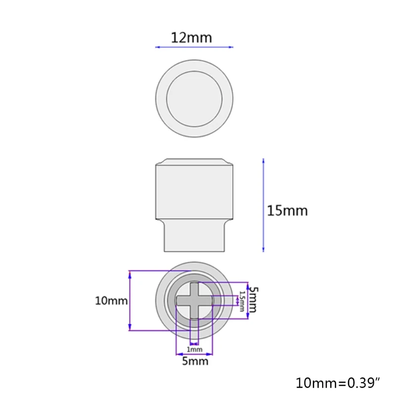 

124F 5pcs Guitar Switch Metric Guitar 3 Way Toggle Switch Tip Switch Knobs Fits Epiphone LP Les Paul