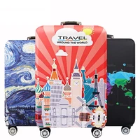travel accessories thicken trolley luggage protective cover animal pattern 18 32inch travel baggage elastic suitcase case covers