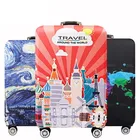 Дорожные аксессуары, утолщенный защитный чехол для чемодана на колесиках с рисунком животных, эластичный Чехол для багажа 18-32 дюйма, чехлы для чемодана