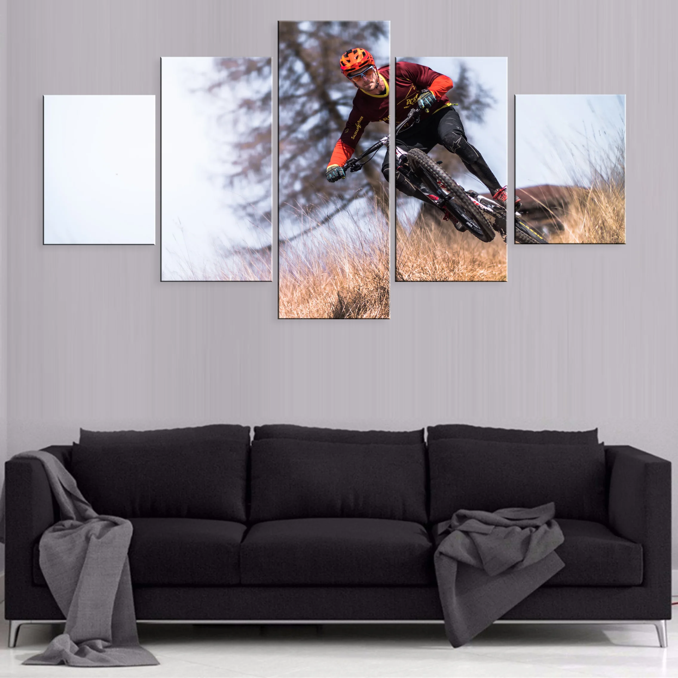 

Hd Printed Decoration Motorcycle Modern Autocycle 5 Pieces Artwork Posters Painting Canvas For Living Room Home Framework