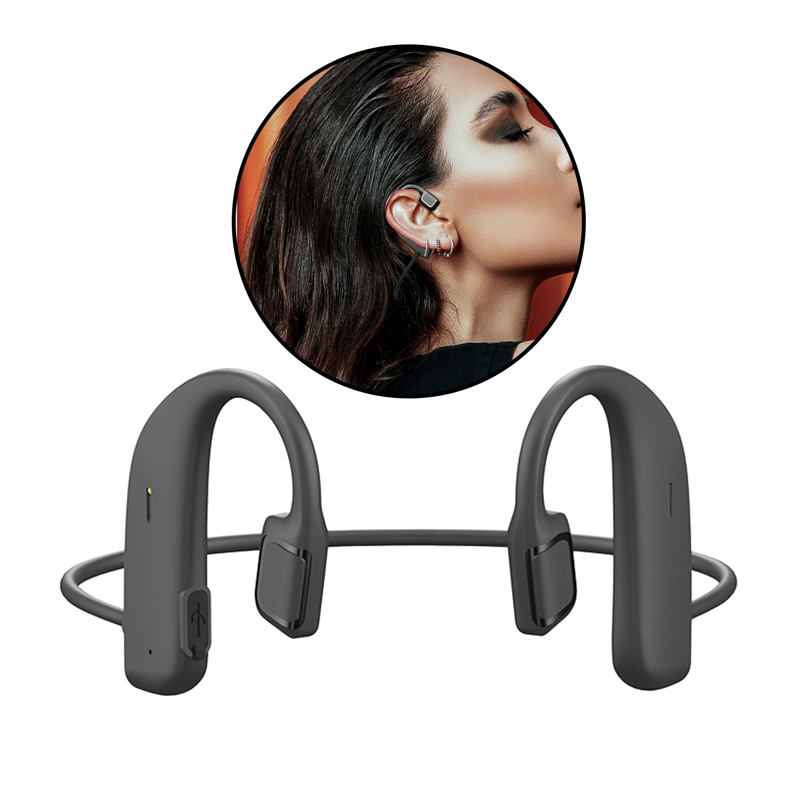 

Bone Conduction Wireless Bluetooth 5.0 Headset Stereo Headphone Earphone Sport