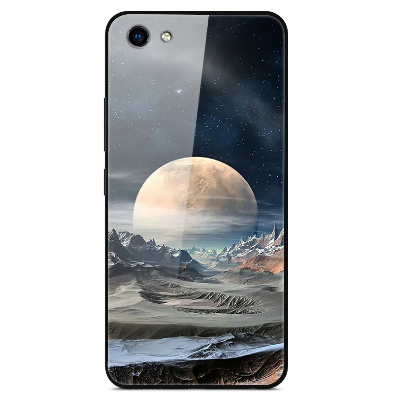 23 Закаленное стекло чехол для Vivo Y81 чехол Жесткий ПК цветная задняя крышка для Vivo Y81 Y 81 чехол Vivo 1808 бампер для телефона VivoY81 6,22" - Цвет: 23
