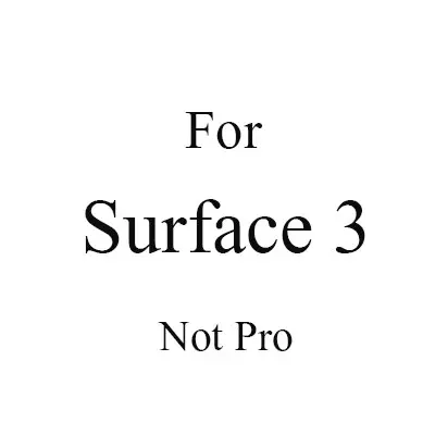 Бумага как пленка матовая покраска для microsoft Surface Pro 3 4 5 6 Go Book 1 2 13 13,5 15 дюймов surface pro 10,6 протектор экрана - Цвет: Surface 3