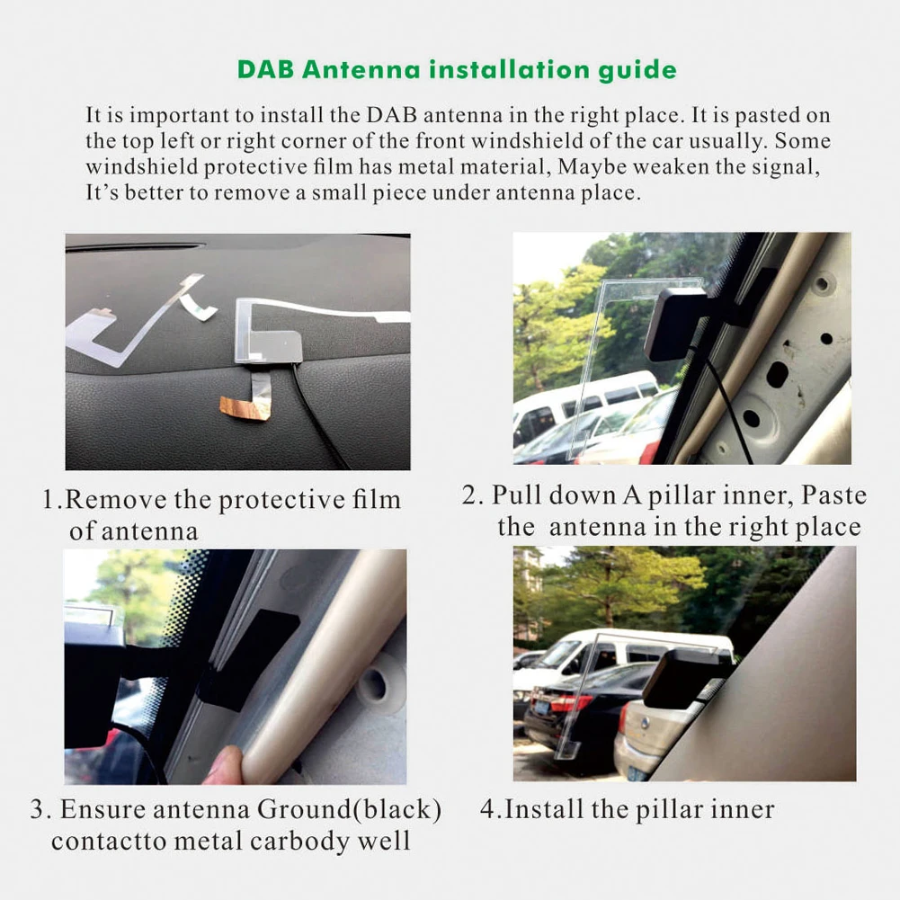 Автомобильный цифровой радиоприемник DAB с Bluetooth USB-адаптер приемник FM-передатчик