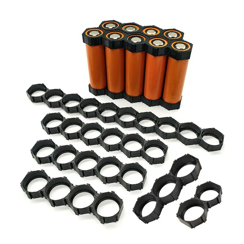 10 PCS 18650 Lithium Battery Heat Holder Bracket Misalignment Assembly Group DIY Battery Storage Box Case Pack Splicing Base