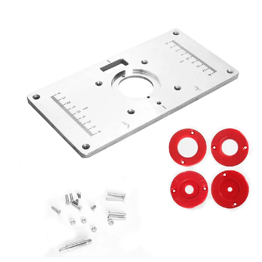 Многофункциональный алюминиевый фрезерный стол вставная пластина