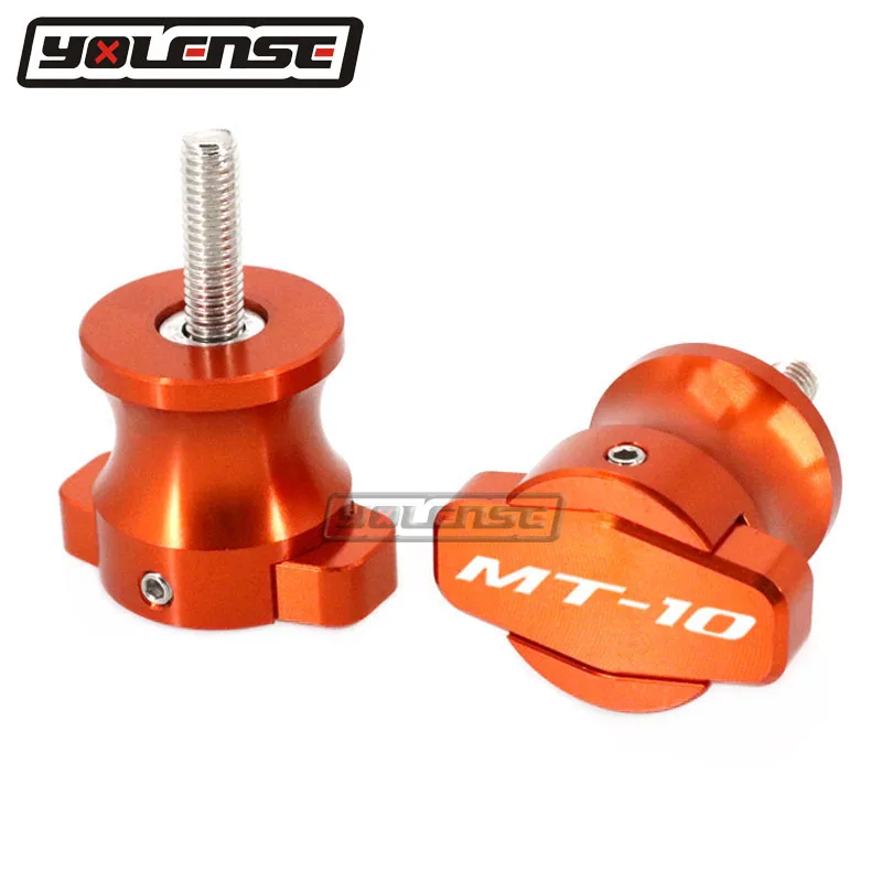 

For YAMAHA MT-10 MT10 MT 10 FZ-10 FZ 10 Motorcycle CNC Aluminum Frame Stands 6MM Screws sliders Swingarm Spools Slider M6