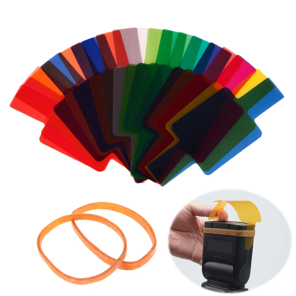 

20pcs Flash Speedlite Color Gels Filters for Canon Yongnuo DSLR Camera