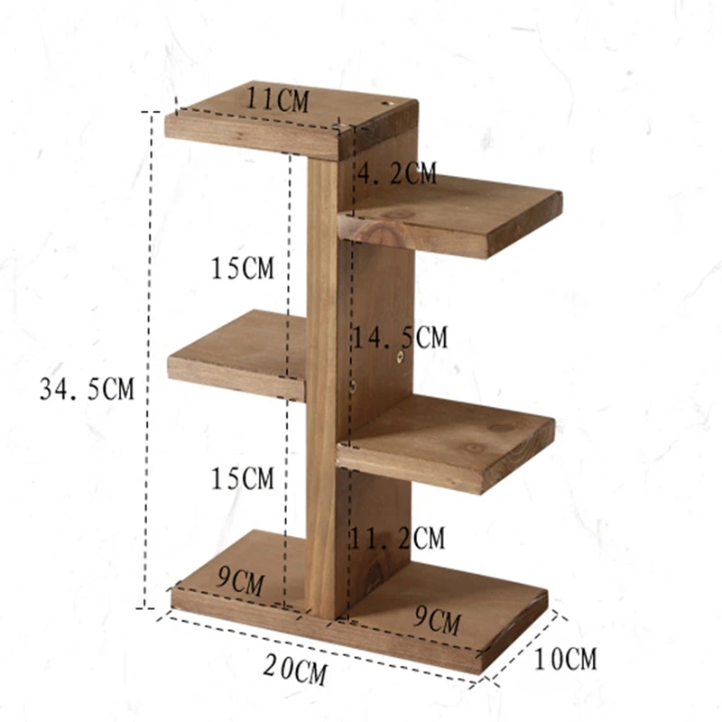 Столешница для хранения дерева прочный офисный порог Простая подставка