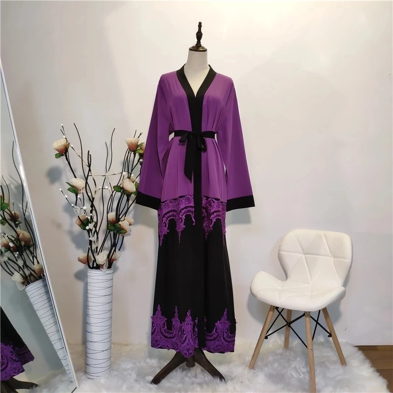 Хиджаб-кимоно Женский с открытой абой мусульманское платье марокканский кафтан