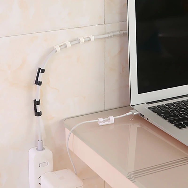 20 шт Кабельный организатор клипы iPhone Дата-кабель Winder USB зарядка управления для