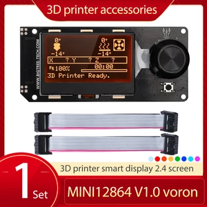 mini 12864 v1 0 lcd display screen mini12864 smart display 3d printer parts btt skr pro skr v1 4 mks board voron 2 4 free global shipping