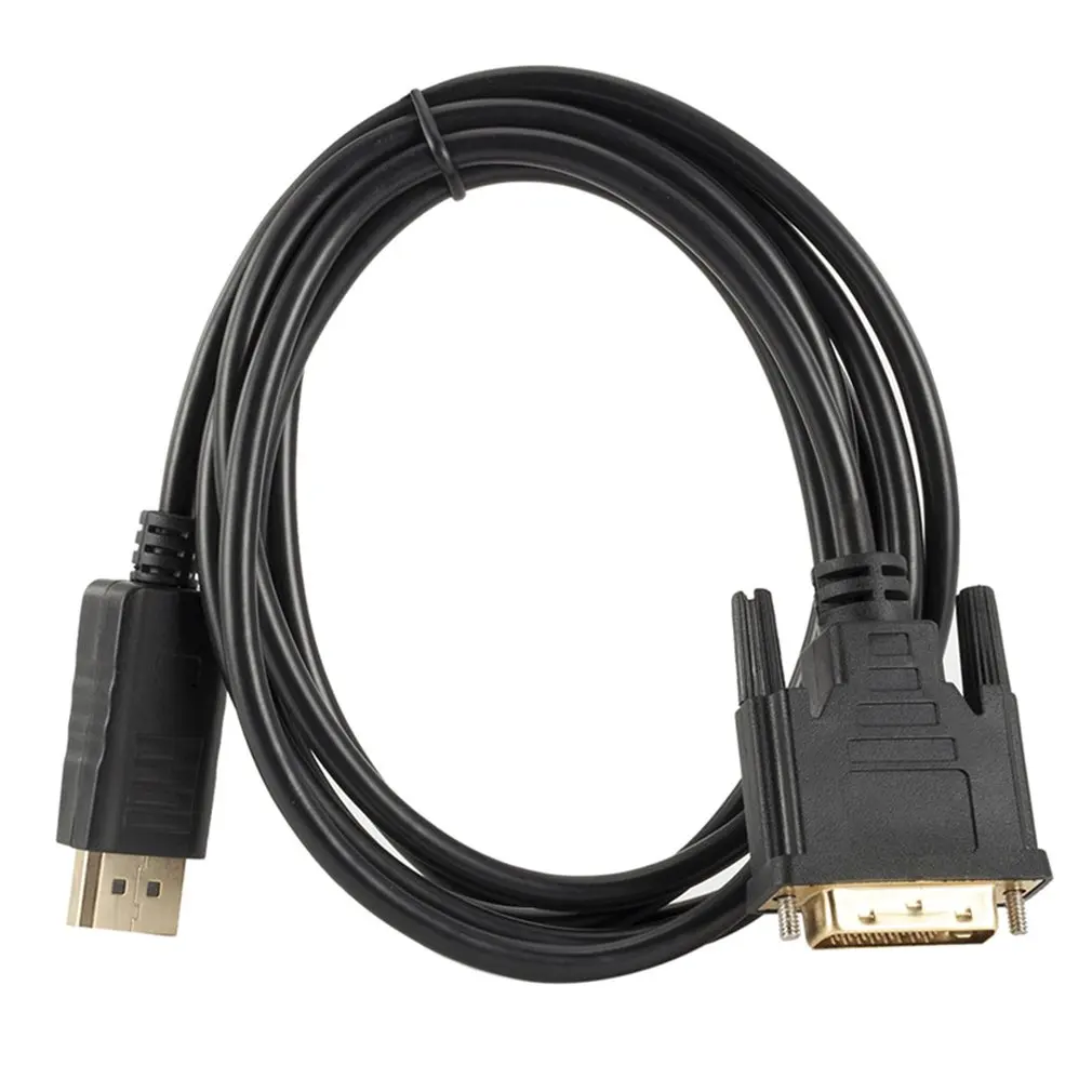 

DP to DVI adapter cable Displayport to DVI 24+1 adapter cable 1.8 meters 1080P Multiple Screens Display Function