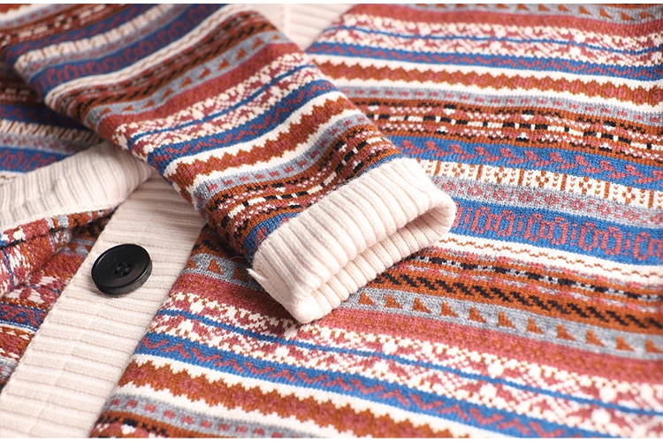 Женский жаккардовый жаккард вязаный в ретро-стиле Осень-зима