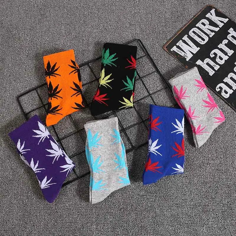 Модные удобные хлопковые носки высокого качества повседневные длинные