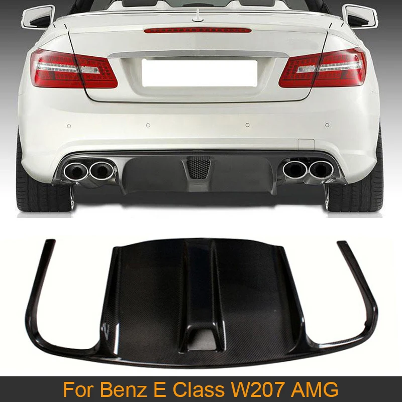 Автомобильный диффузор для заднего бампера губа Mercedes Benz W207 C207 E63 AMG Coupe Convertible 2009 2012