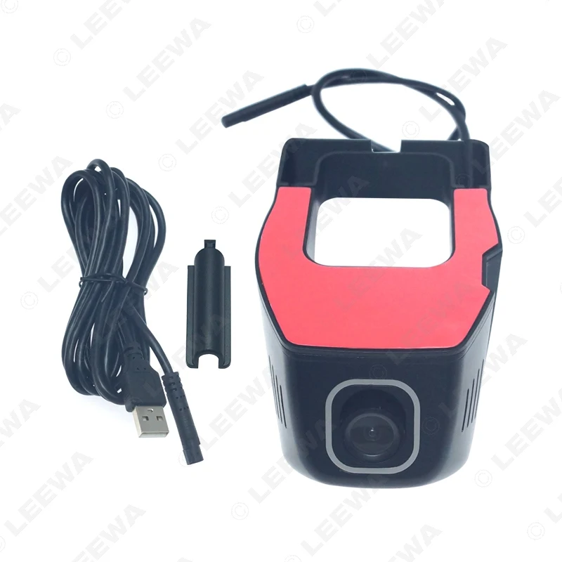 Автомобильный цифровой видеорегистратор LEEWA HD фронтальная USB камера DVR для