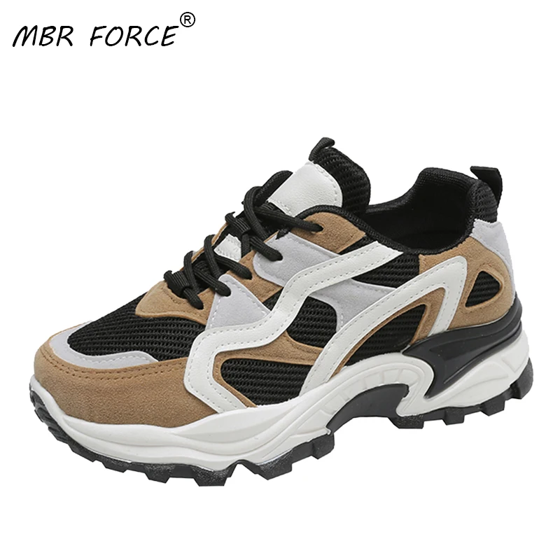 MBR FORCE/Новинка 2021 года Модные женские кроссовки Сезон весна осень Уличные дышащие