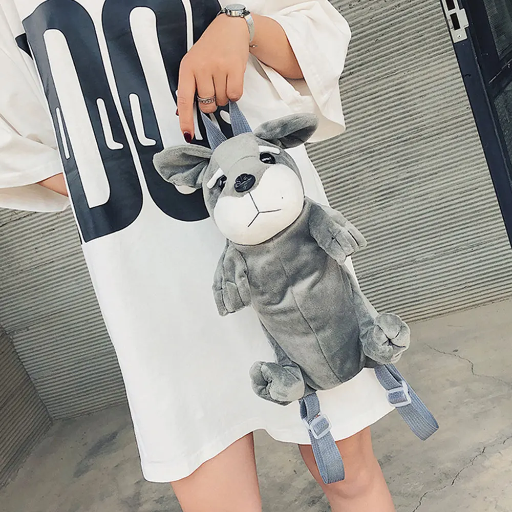 Подушка кукла Мультяшные собаки рюкзак мягкая сумка через плечо декоративная