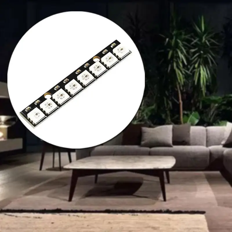 8-битный Ws2812 5050 Rgb Led Встроенный полноцветный приводной светильник доска для