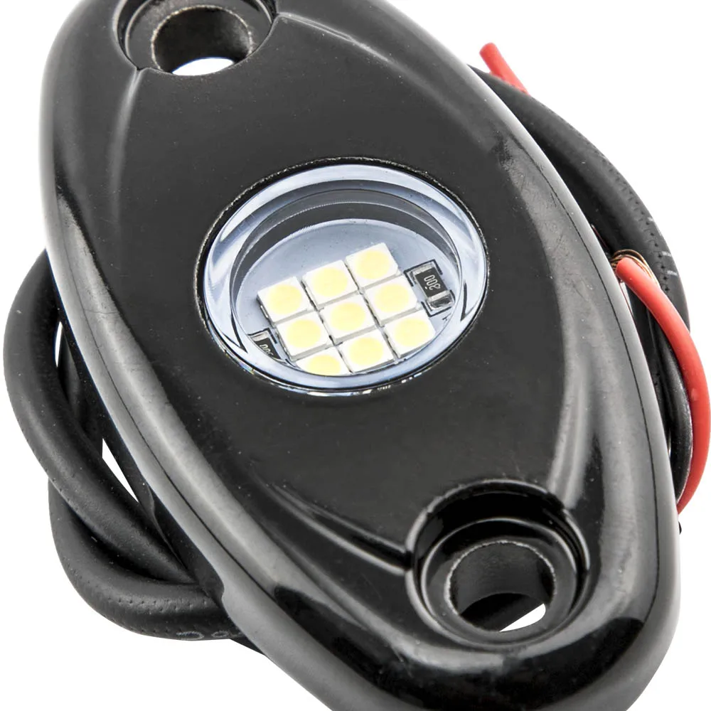 

20PCS White 9W LED Rock Lights For Jeep Compass 4-Door ATV UTV Boat 2.4 3.2L