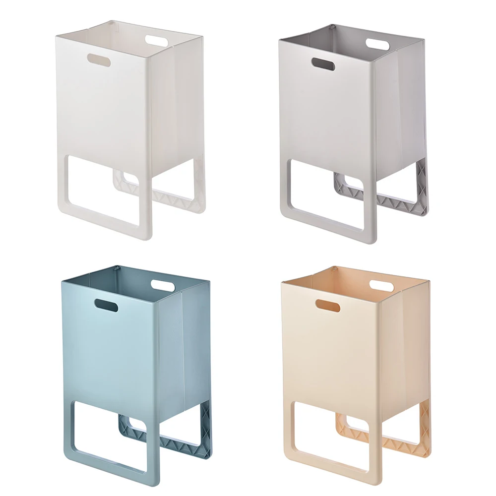 

Folding Plastic Sundries Basket Organizer Home Storage BoxBathroom Dirty Laundry Basket Holder Bag Kid's Toy Storage Basket