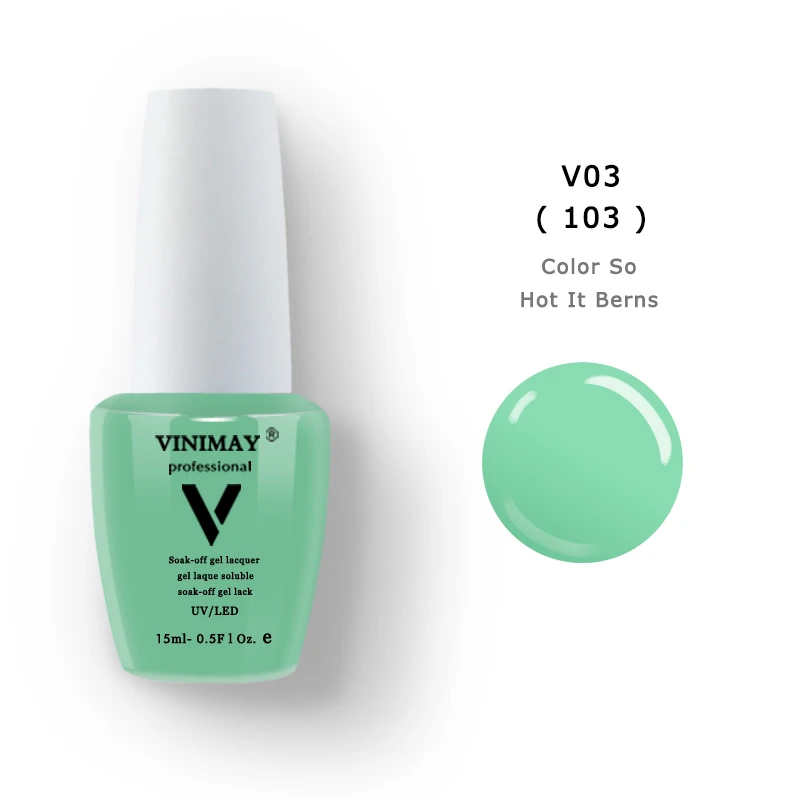 V03 VINIMAY 96 цветной гель лак для ногтей, Гелевый лак гель Varnis Gellak лак набор праймеров Замачивание опий УФ гель лак для ногтей салон искусства 15 мл - Цвет: V03