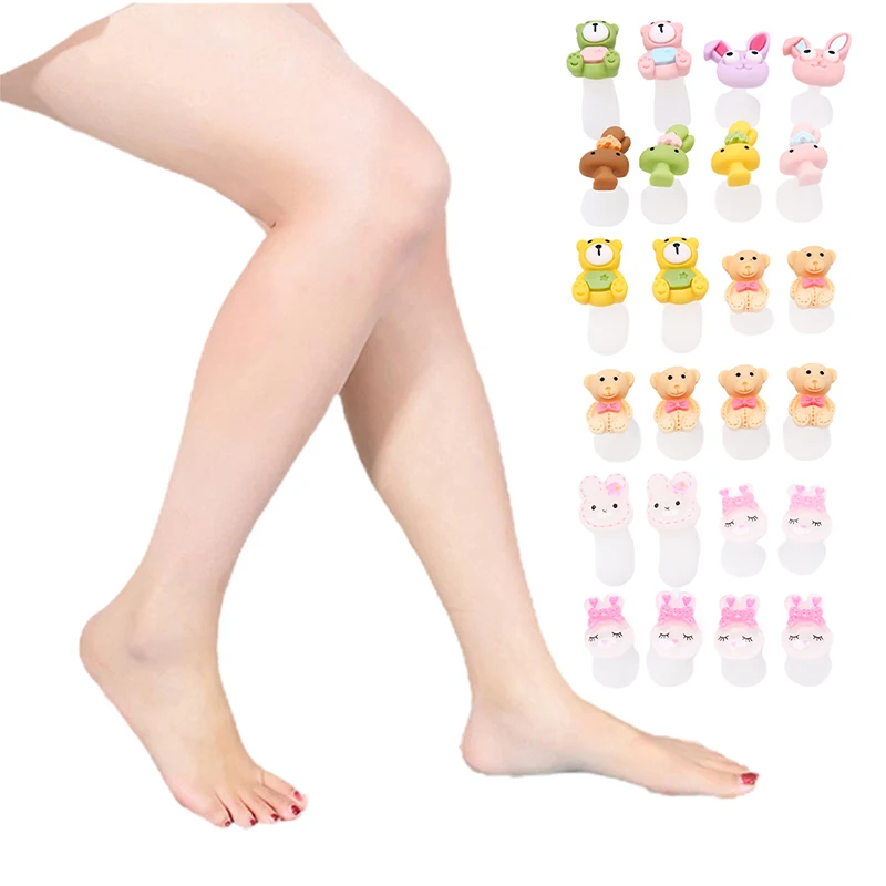 

Nail Art Silicone Toe Corrector Gel Toes Separators Orthotics Stretchers Correct Overlapping Toes Manicure Pedicure Care