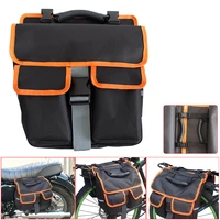 motorcycle bicycle saddlebag rear seat backpack detachable backseat saddle bag