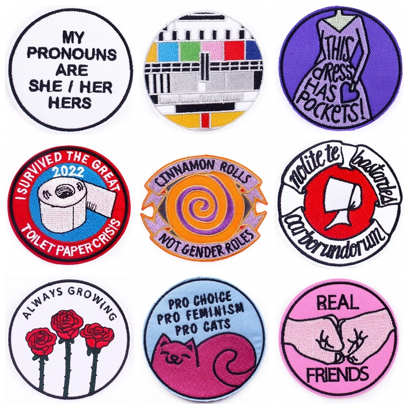 

Cartoon Patch Animal Embroidery Patch Embroidered/Clothing Patches Iron On Patches On Clothes Letter Stripes Sew Applique Badge