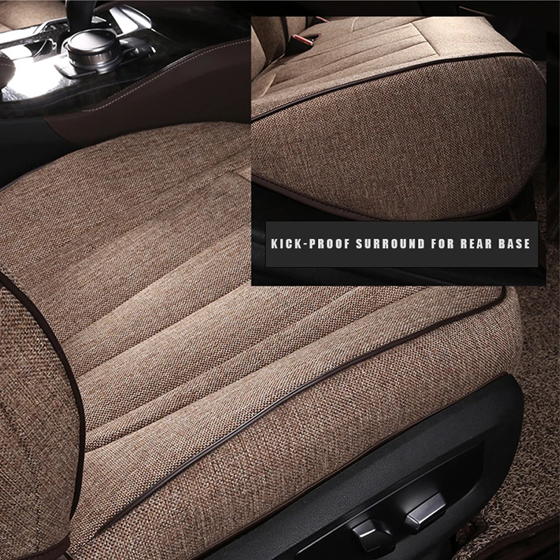 

KADULEE Custom Flax car seat cover set For Mercedes-Benz Ml350 ML400 ML320 ML300 ML500 R320 R400 R300 R350 R500 R200 R260 seats