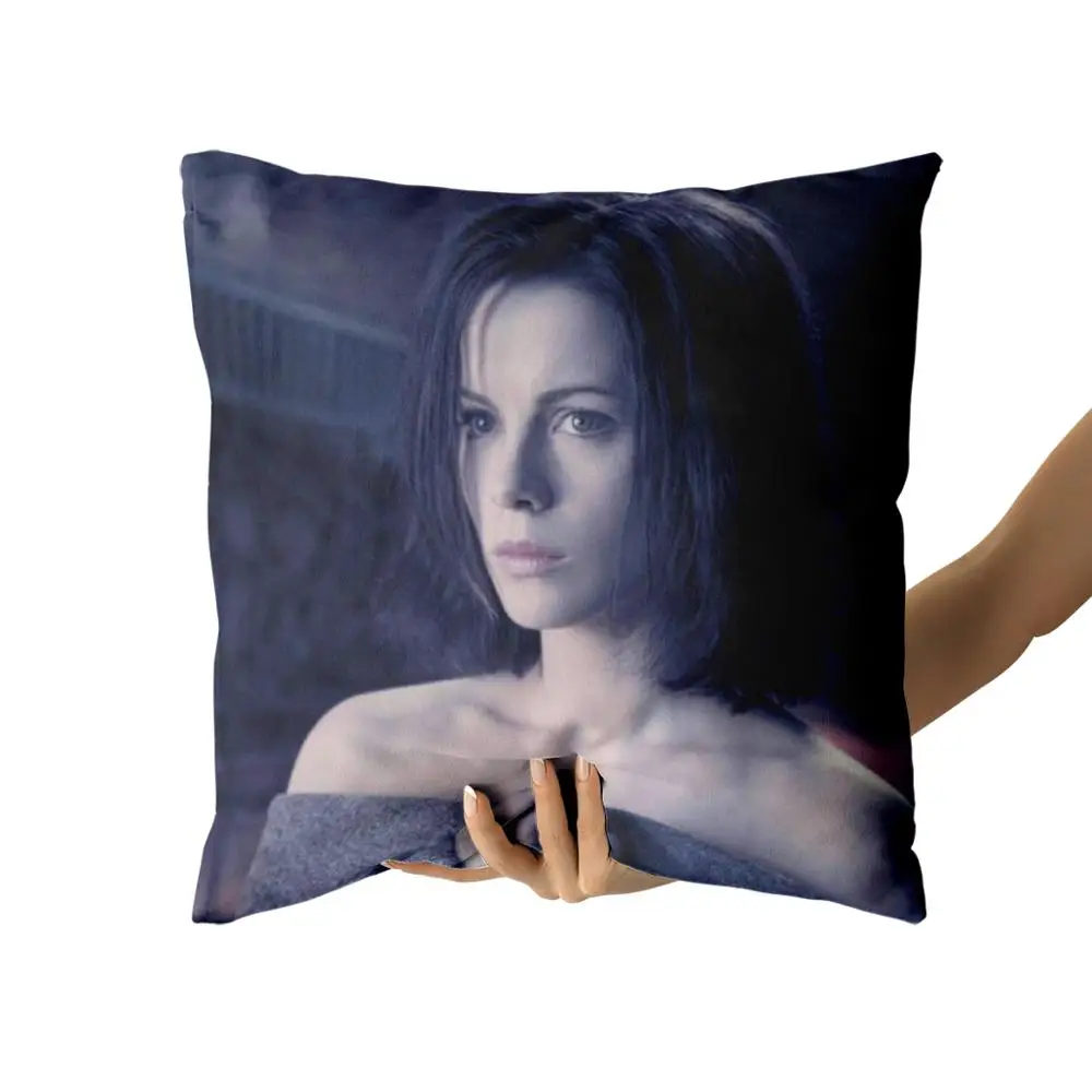 

Kate Beckinsale Cotton Canvas custom pillow custom covers Throw Pillow Pillow Covers Sofa Pillow