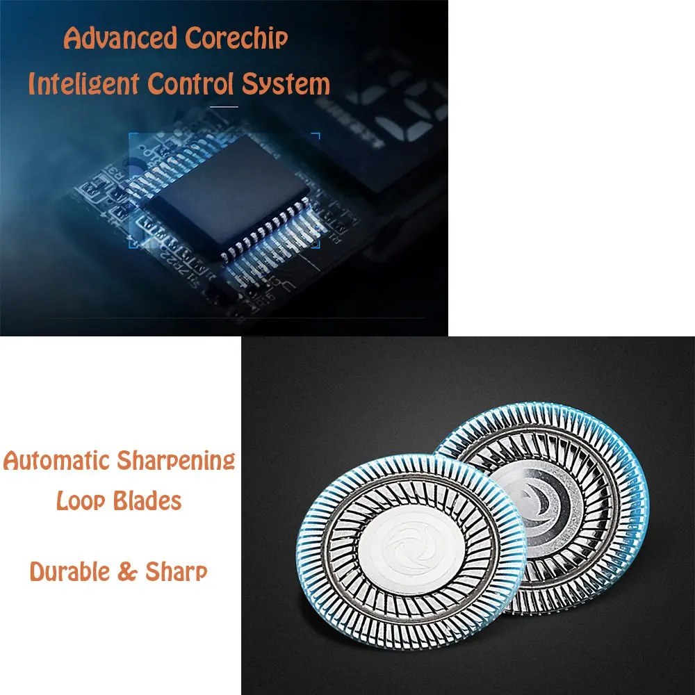 Мужская бритва 5 в 1 многофункциональная электробритва Беспроводная Машинка для