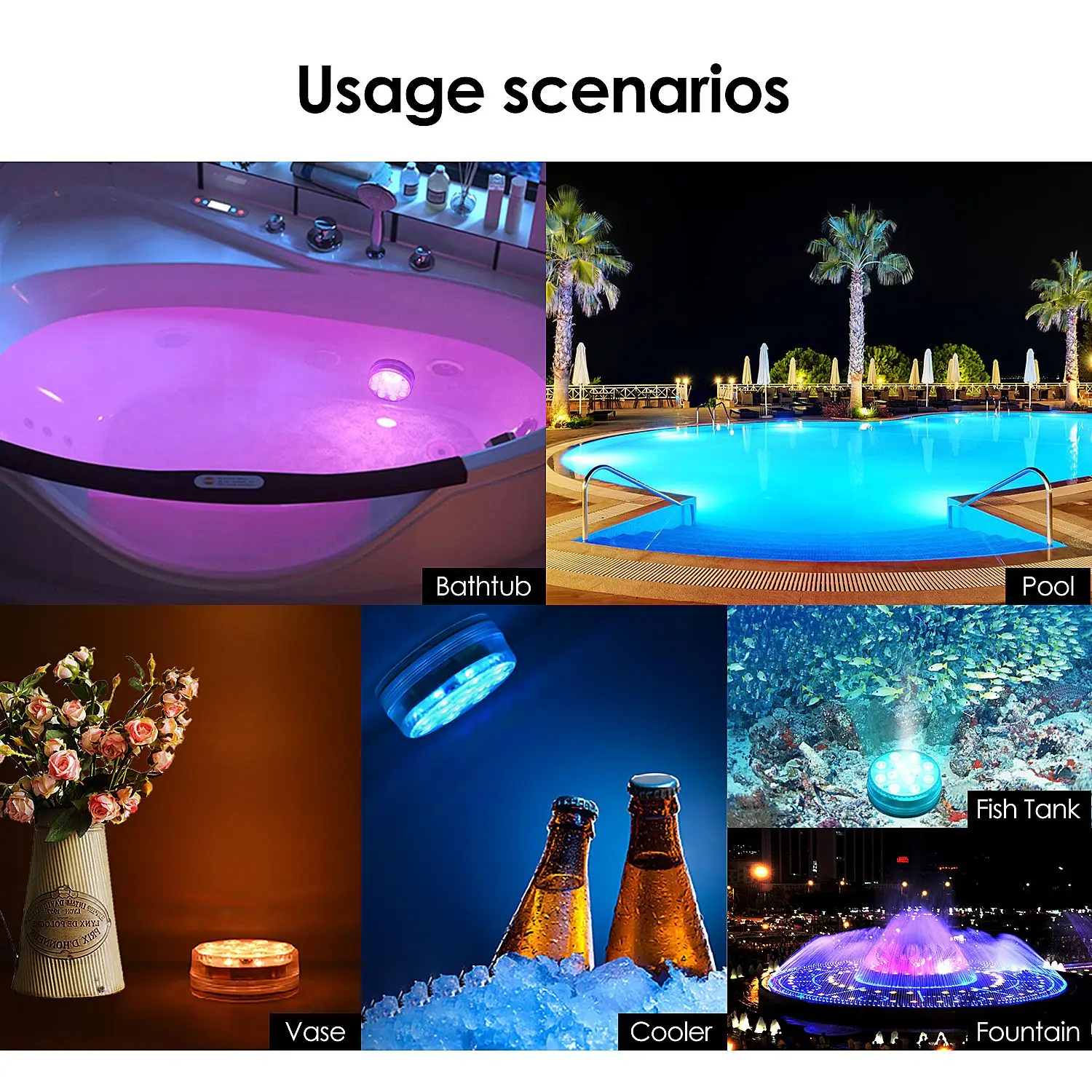 Новый светильник для бассейна piscine с пультом дистанционного управления RGB