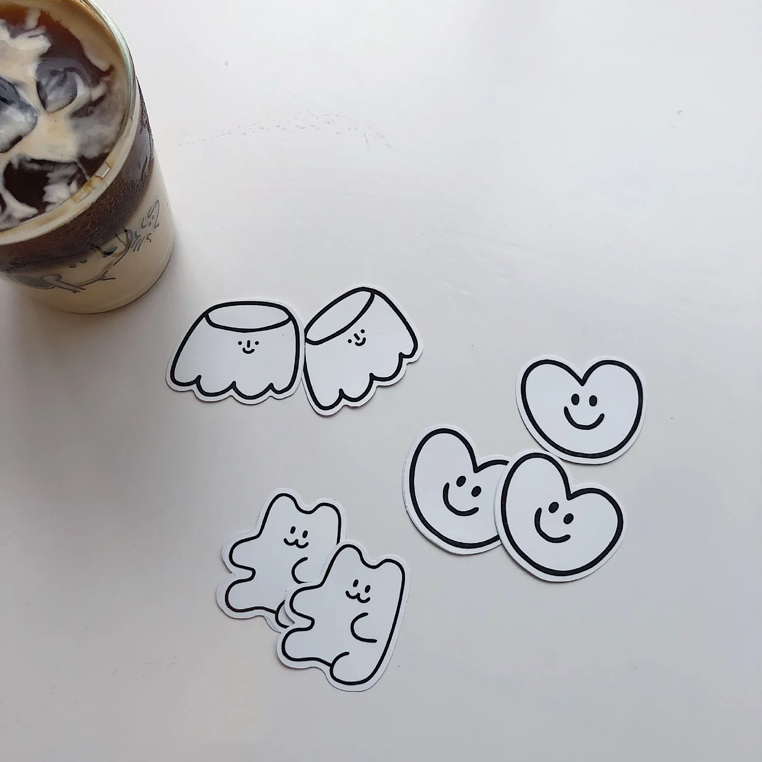 Декоративные наклейки в виде мультяшного пудинга маленького медвежонка каваи